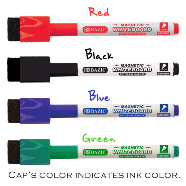 Bright Color Fine Tip Dry-Erase Marker (6/Pack) - Mazer Wholesale, Inc.