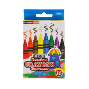 Silky Gel Crayons 12 Color  Bazic Products Bazic Products