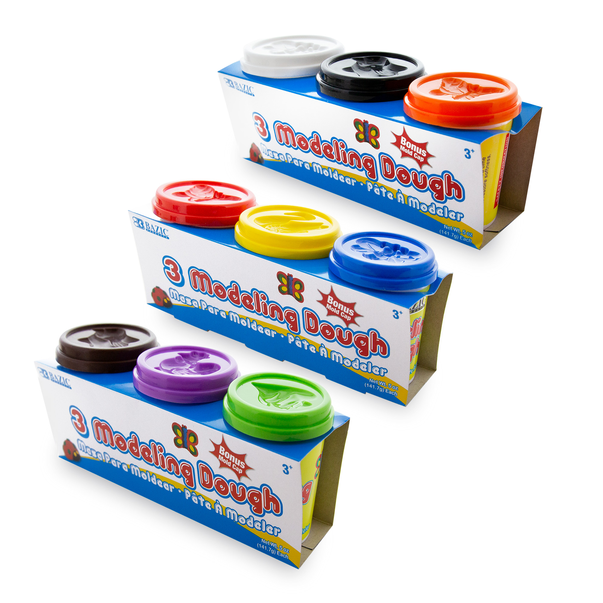 Modeling Dough ct ,Primary and Neon colors by Greenbrier International  Inc [並行輸入品]