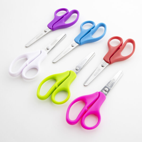 Children's Scissors, 5, Blunt Tip, Assorted Colors | Bundle of 10 Each