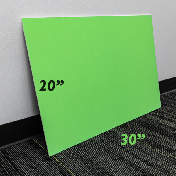 BAZIC 20 X 30 Fluorescent Green Foam Board Bazic Products
