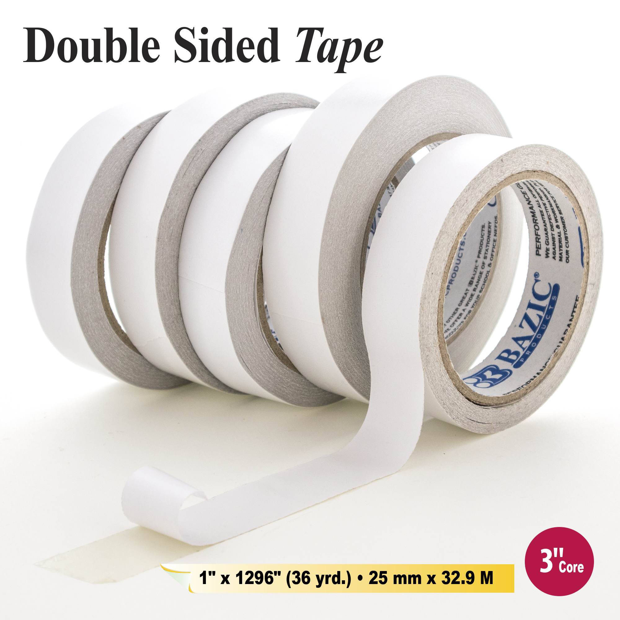 Bangkit Bazic 1.41 inch x 1080 inch (30 Yards) General Purpose Masking Tape Pack of - 36