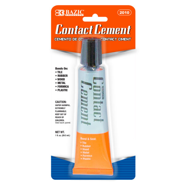 BAZIC 1 FL OZ (30 mL) Contact Cement Adhesive Bazic Products