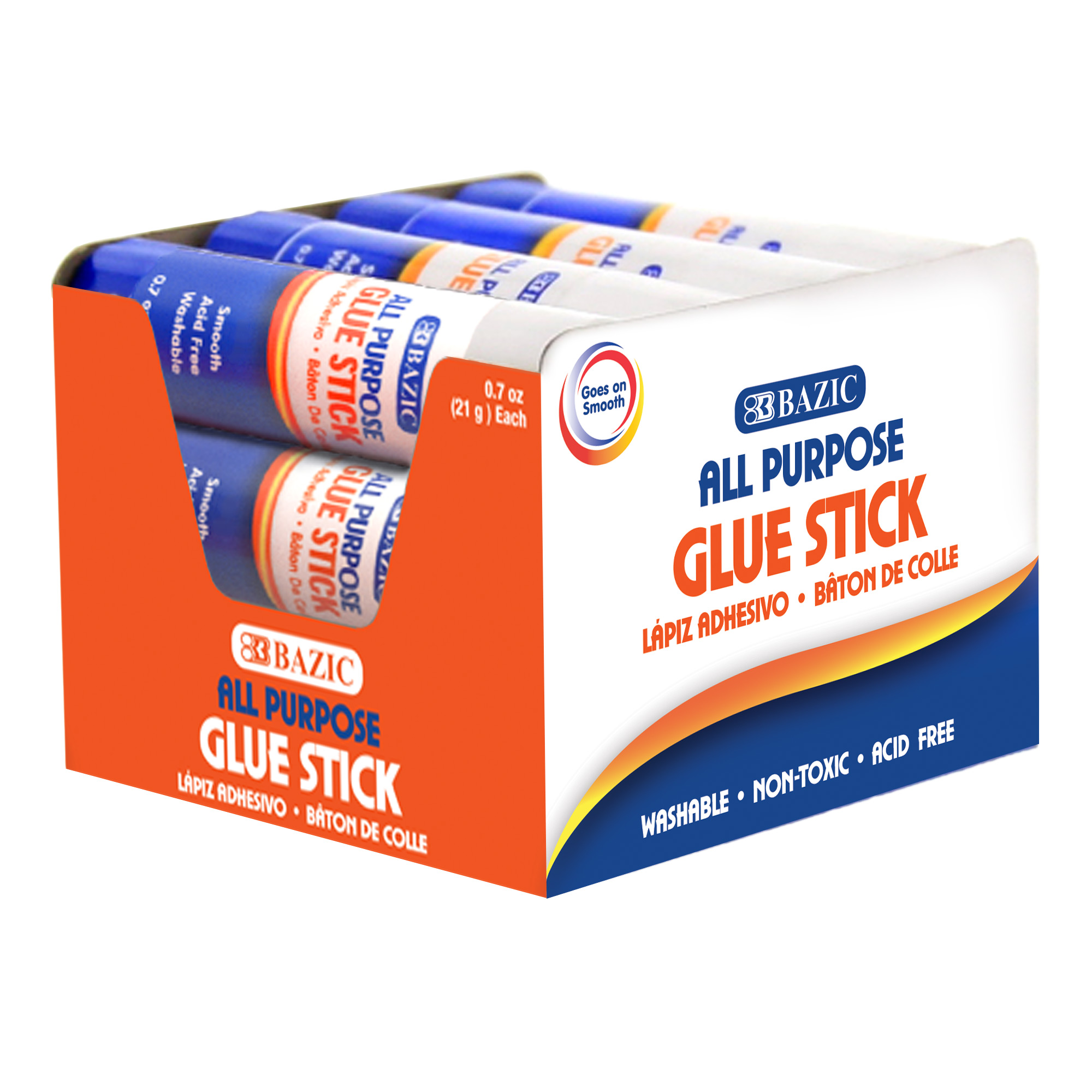 BAZIC 0.7 oz (21g) Premium Glue Stick Bazic Products