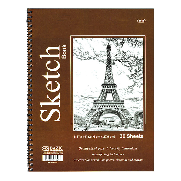 Sketch Pad/Side 8.5x11 30S (IN-6) (5045)