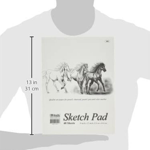 Kingart Sketch Pad 9 inchx12 inch -100 Sheets