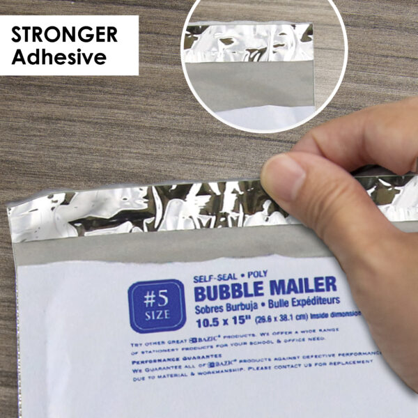 Poly Bubble Mailer Bulk (#5)10.5 x 15 (25/Pack)