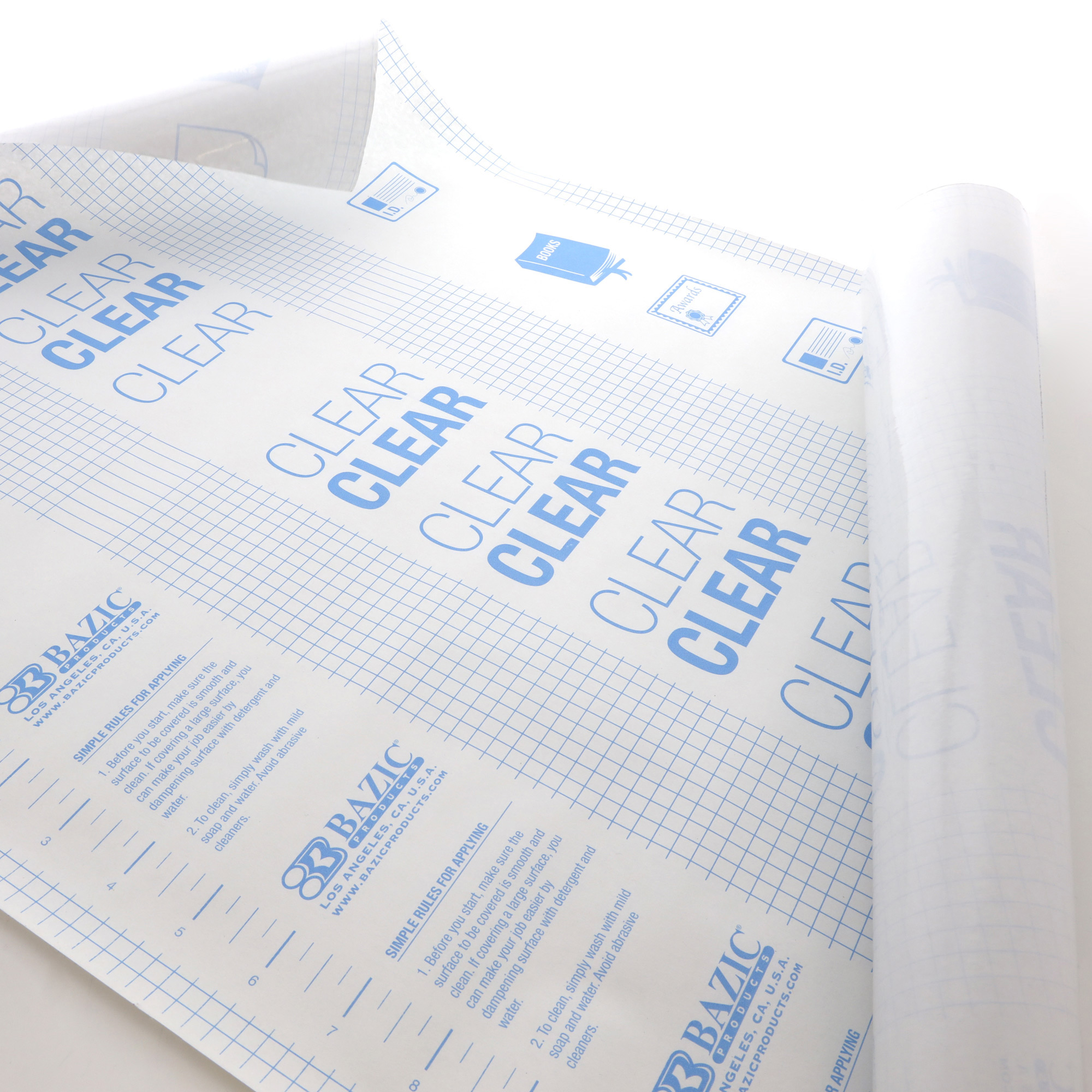 clear contact paper –