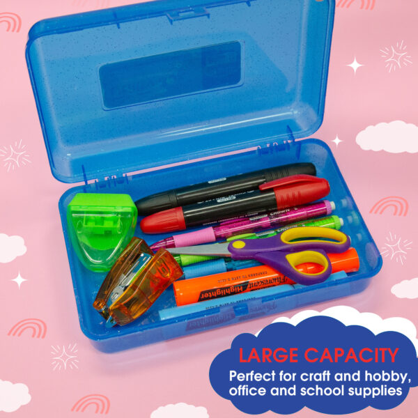 Ace Bazic Products 6.9 in. H x 9.6 in. W x 3/8 in. D Pencil Box