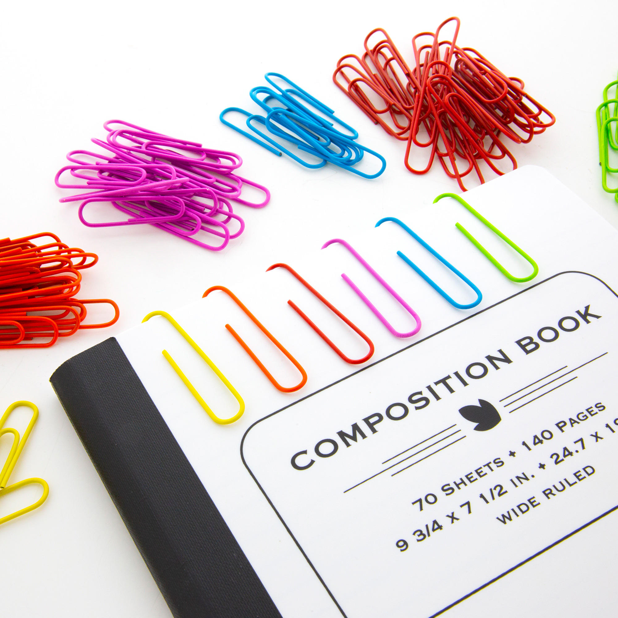 50MM School and Office Jumbo Paper Clips Great for Home PVC Free Pink Paper Clips Big Paper Clips with Vinyl Coated 100PCS 2 Large Paper Clips Vannise Paper Clips in Recyclable Container 