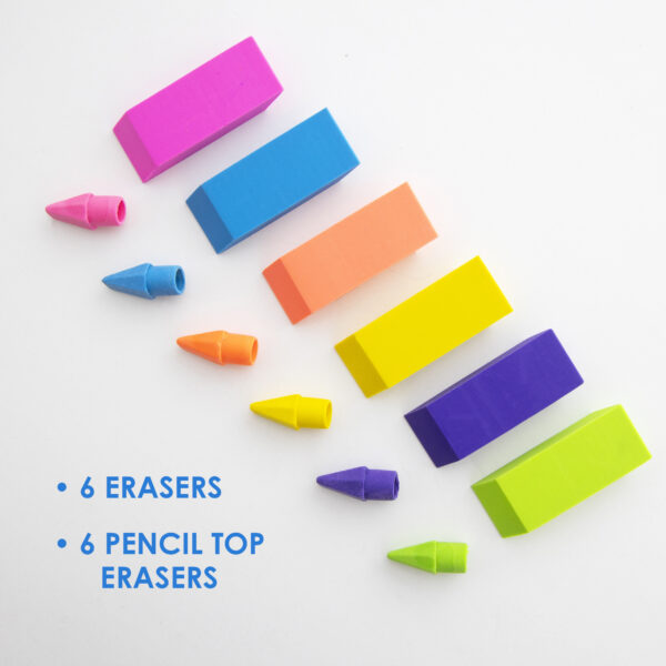 Bangkit Bazic Neon Eraser Top (50/Pack)