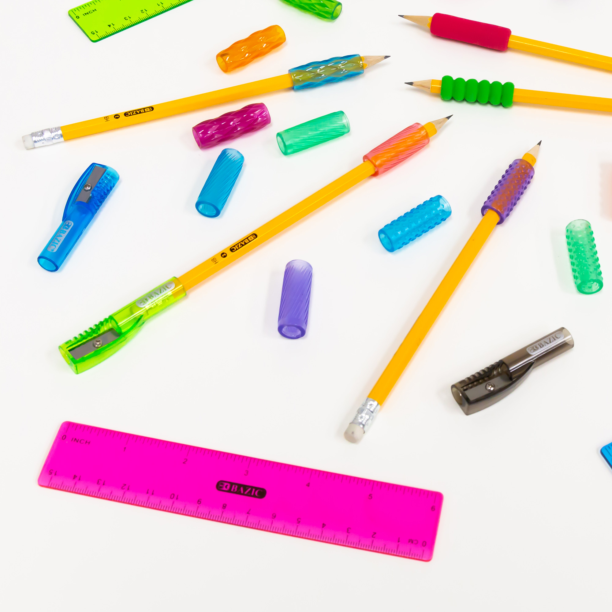 Mini Colouring Pencils with Pencil Sharpener Lid (5 Colours