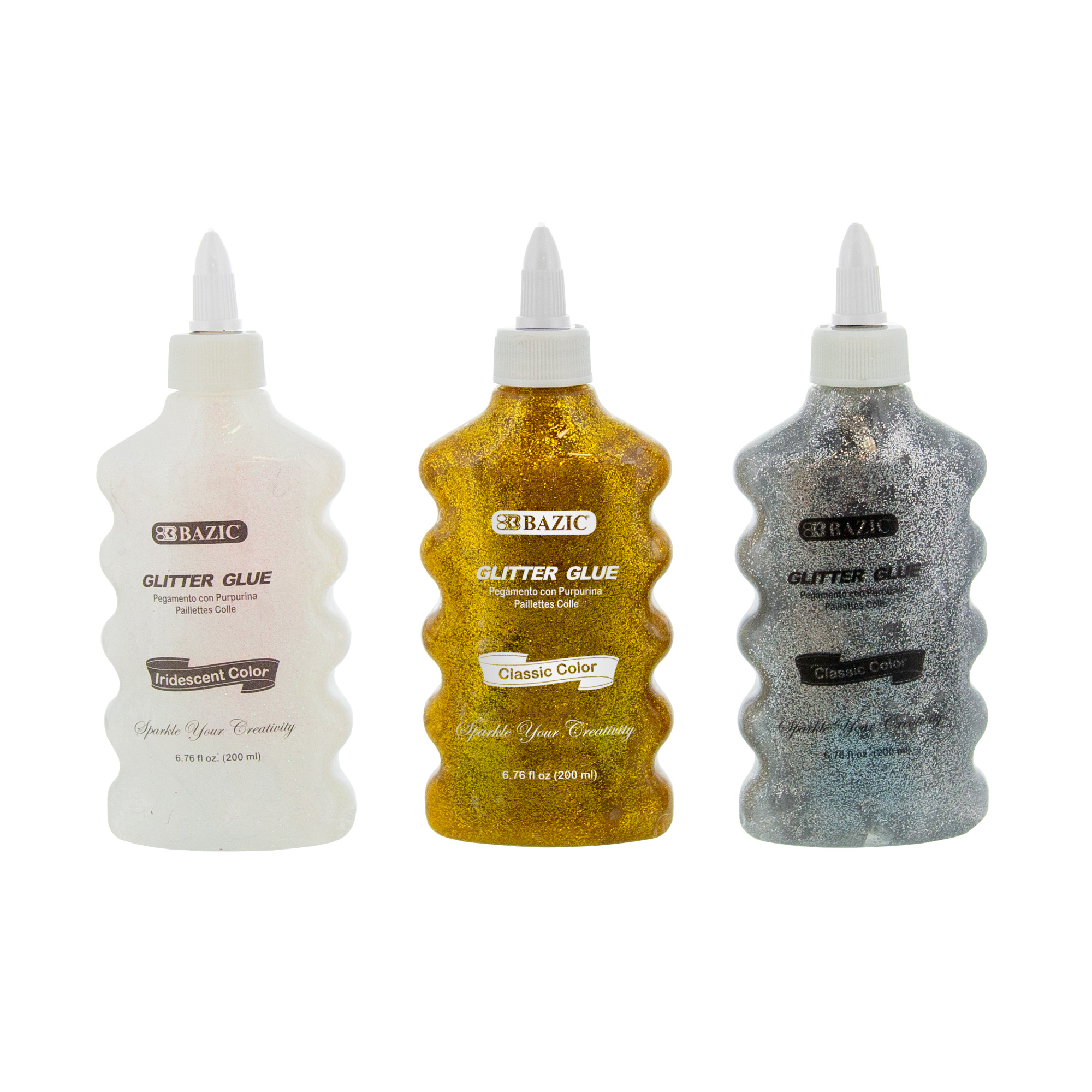Classic Color Glitter Glue (6/pack) - Wholesale Price