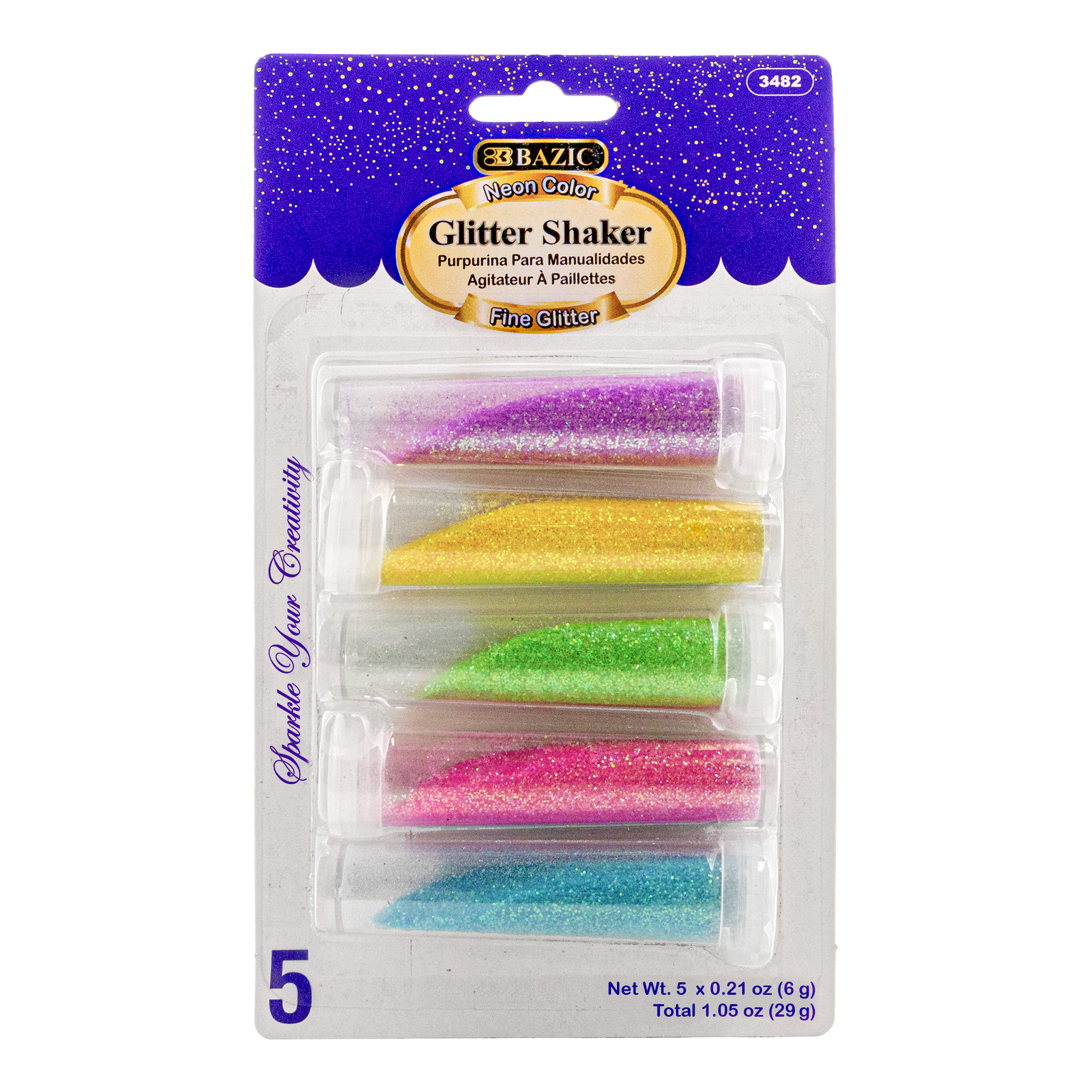 Glitter Shaker, Cosmetic Glitter, Versatile Shimmer for Face, Nails or  Hair, 0.18 oz., 0.18 oz - Foods Co.