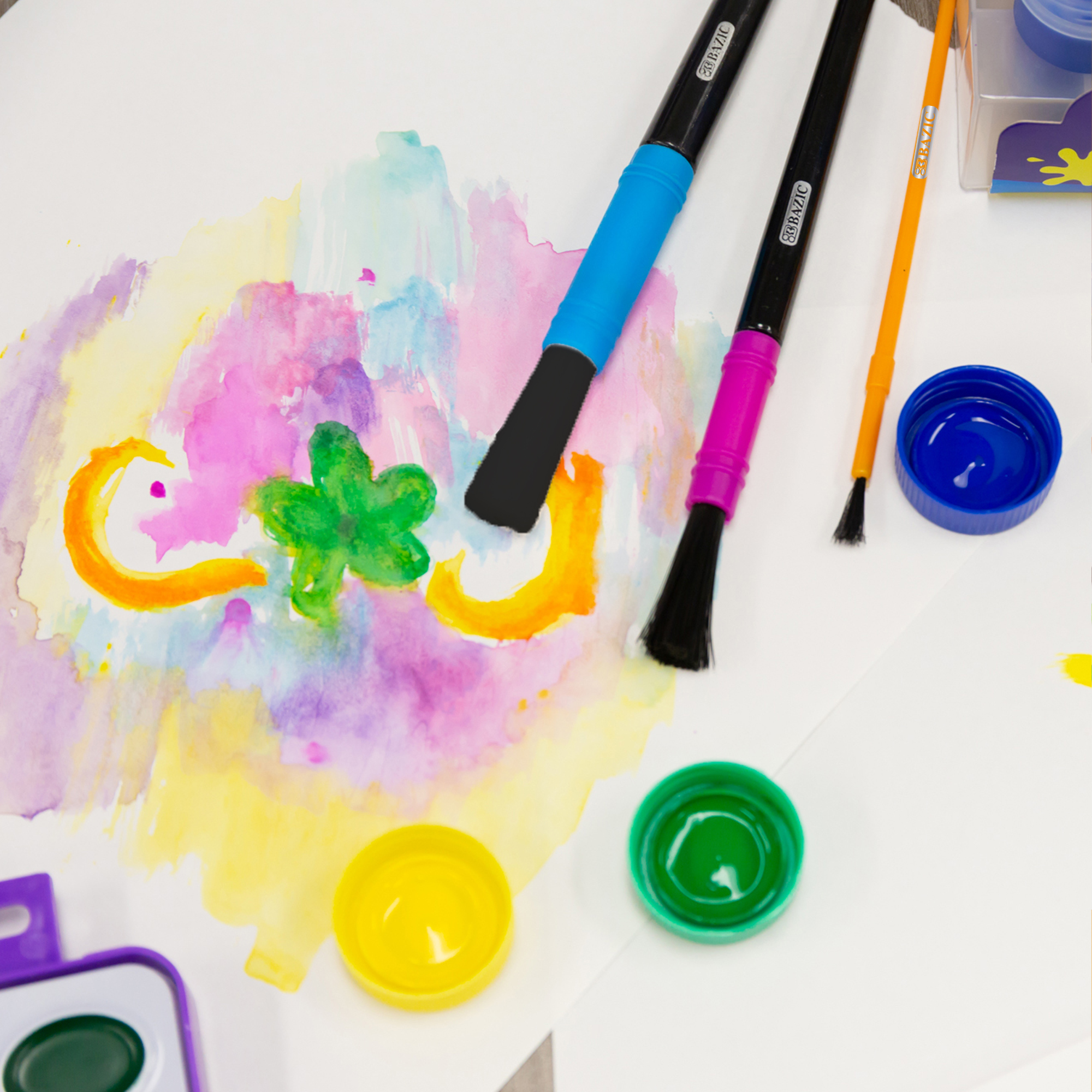  CIMAXIC 1 Tools Kids Paint Brushes Kit Kids Drawing