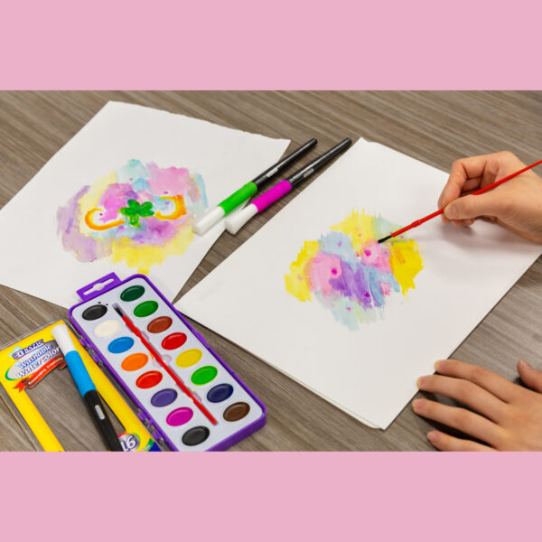 ibasenice 4pcs Easy Paint Brush Kids Paint Brushes Paint Brush Kids Simple  Child Watercolor Gouache
