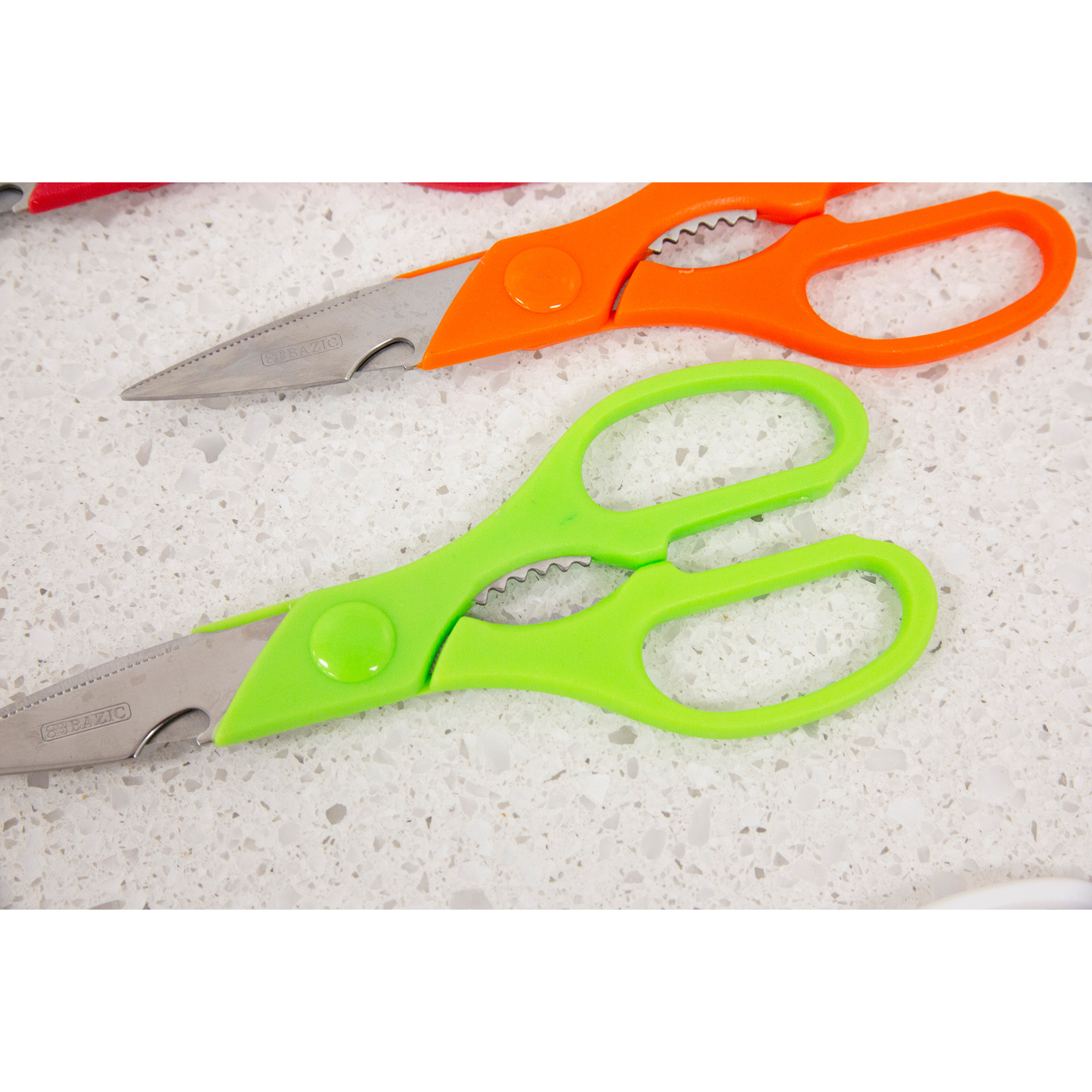 Bazic 4435 8'' Double Thumb Stainless Steel Scissors Pack of 24