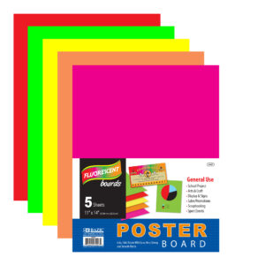 ArtSkills 11 x 14 Poster Board School and Craft Supplies, 5-Pack, White