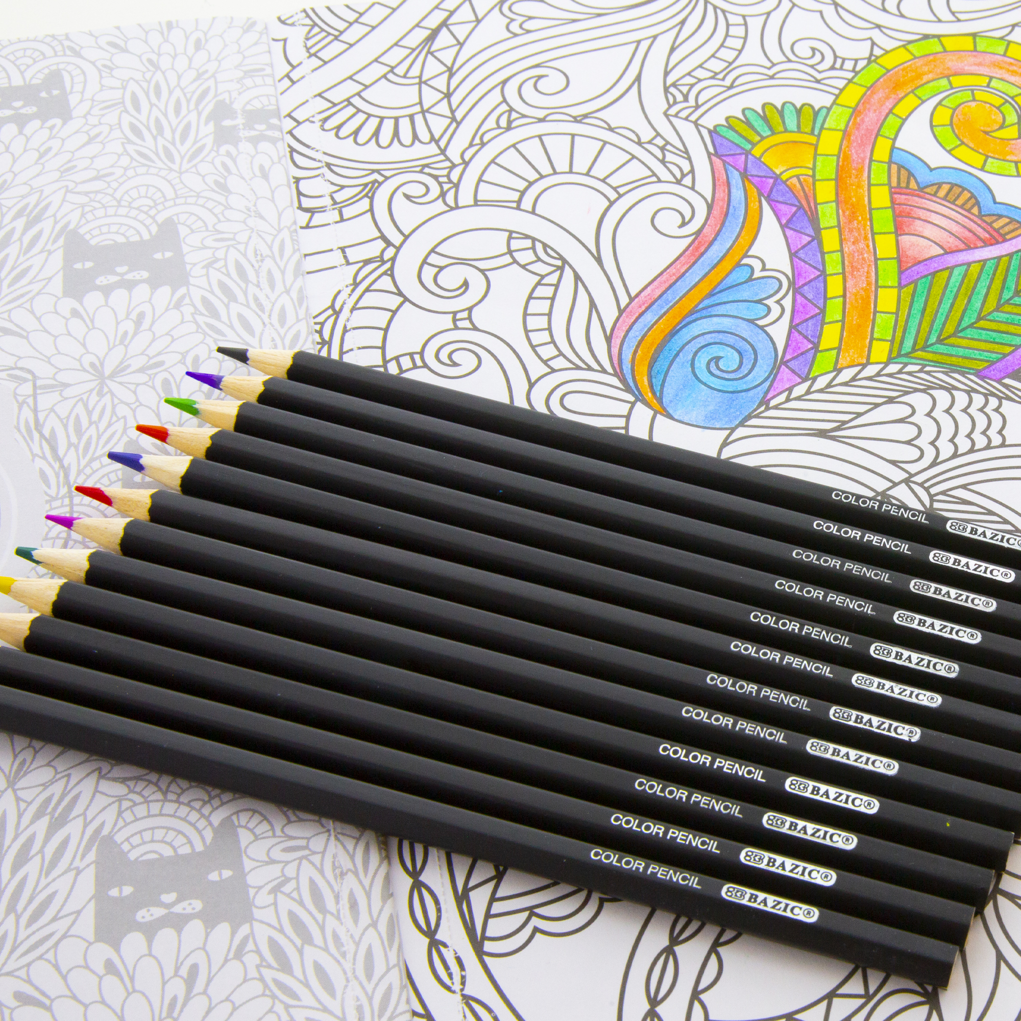 72 New 2B Pencils by Bazic (6 Boxes @12), 3mm Lead, Writing Drawing  Sketching
