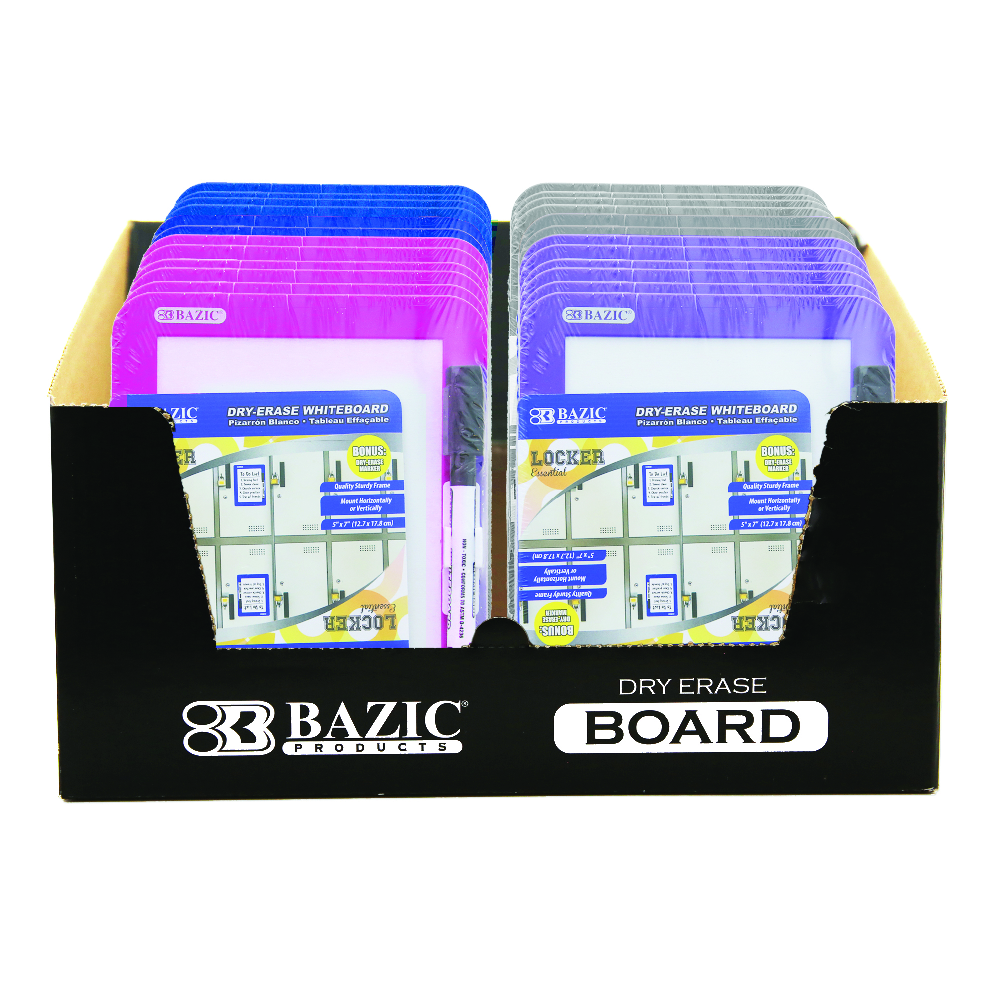 Locker Magnetic Dry Erase Board 5″ X 7″ w/ Marker