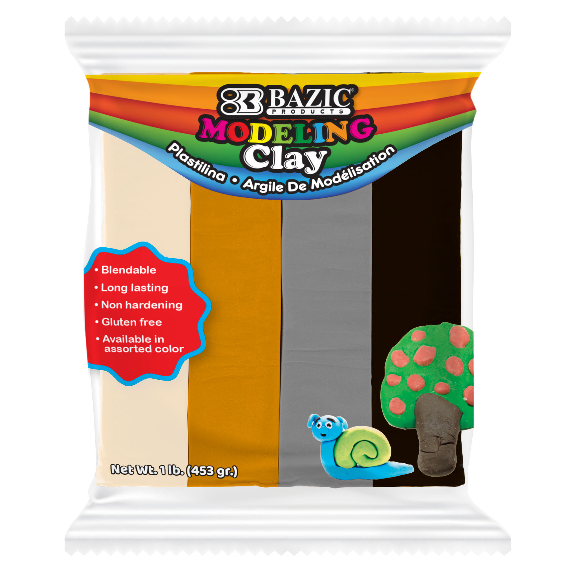 Modeling Clay 1 lb 4 Natural/ Earth Color