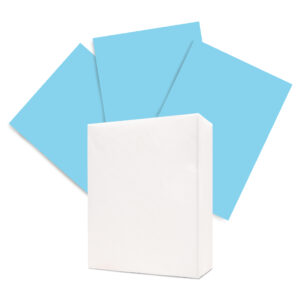 APEX 8.5 X 11 Blue Colored Copy Paper (10 reams/case)