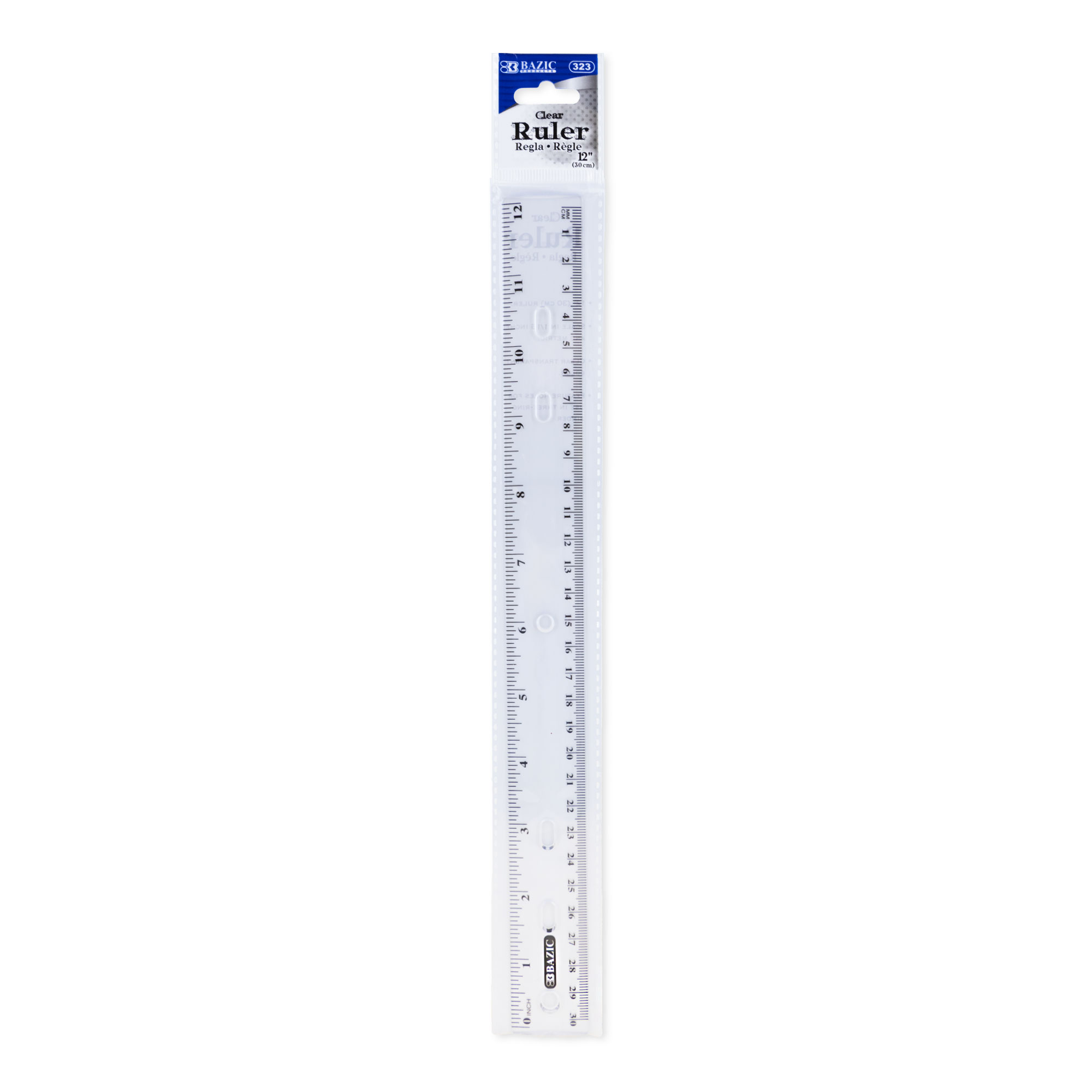 Clear Ruler 12″ (30cm)